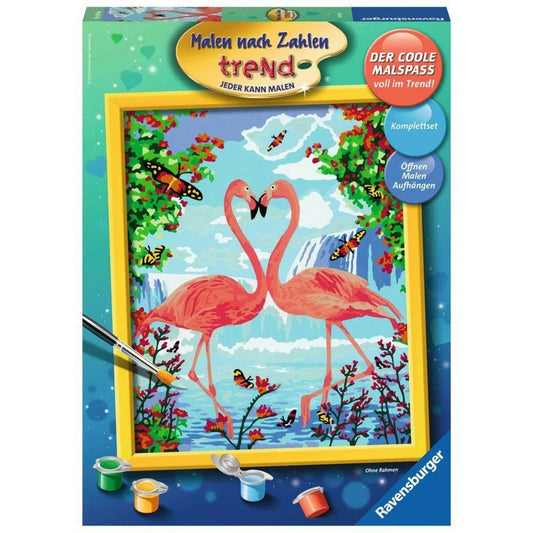 Ravensburger Malen nach Zahlen Flamingo Love