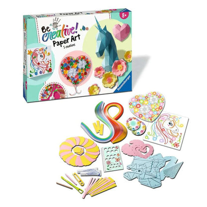 Ravensburger Paper Art  Flowers & Unicorn