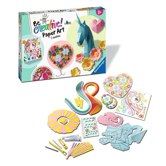 Ravensburger Paper Art  Flowers & Unicorn