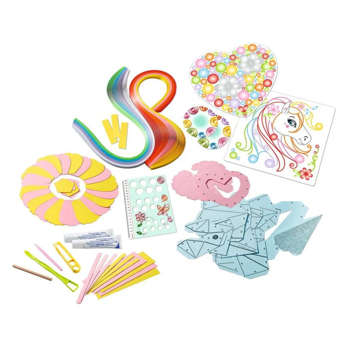 Ravensburger Paper Art  Flowers & Unicorn