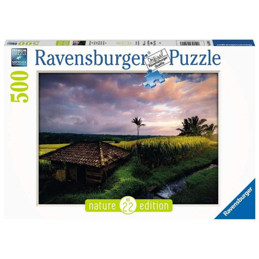 Ravensburger Puzzle - Reisfelder im Norden von Bali, 500 Teile