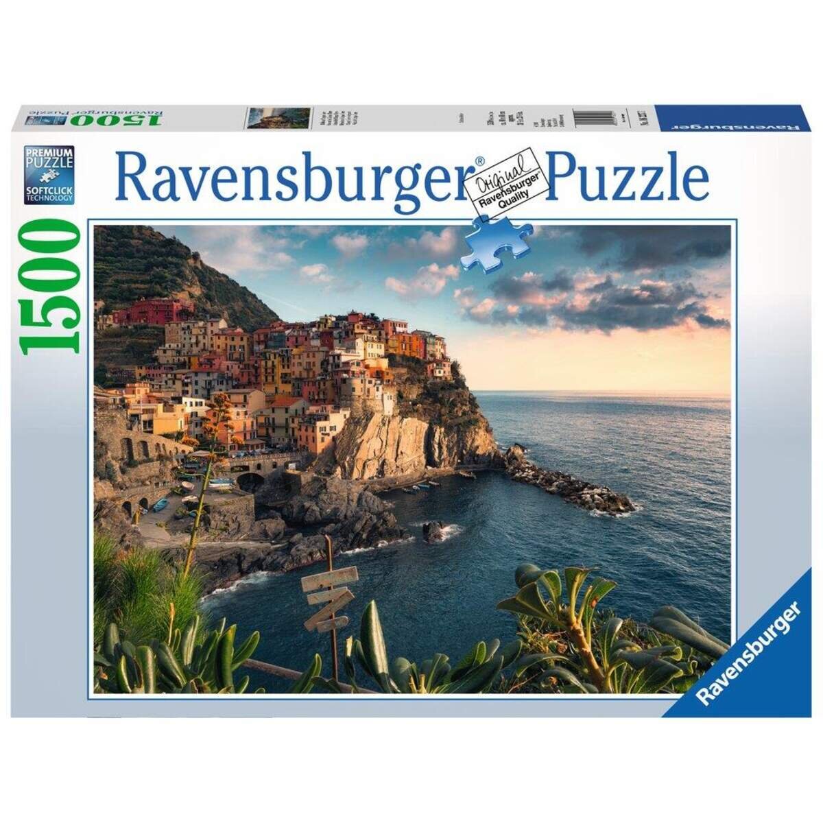 Ravensburger Puzzle Blick auf Cinque Terre, 1500 Teile