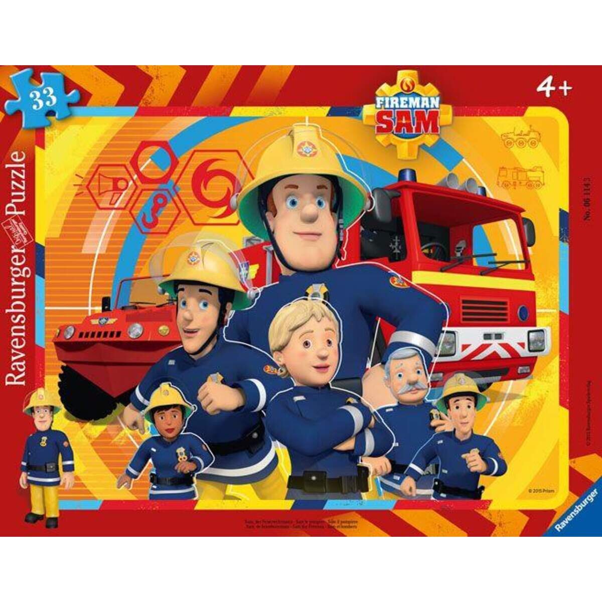 Ravensburger Puzzle Feuerwehrmann Sam, 33 Teile