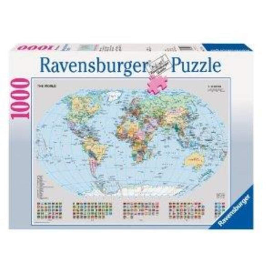 Ravensburger Puzzle Polititsche Weltkarte, 1000 Teile