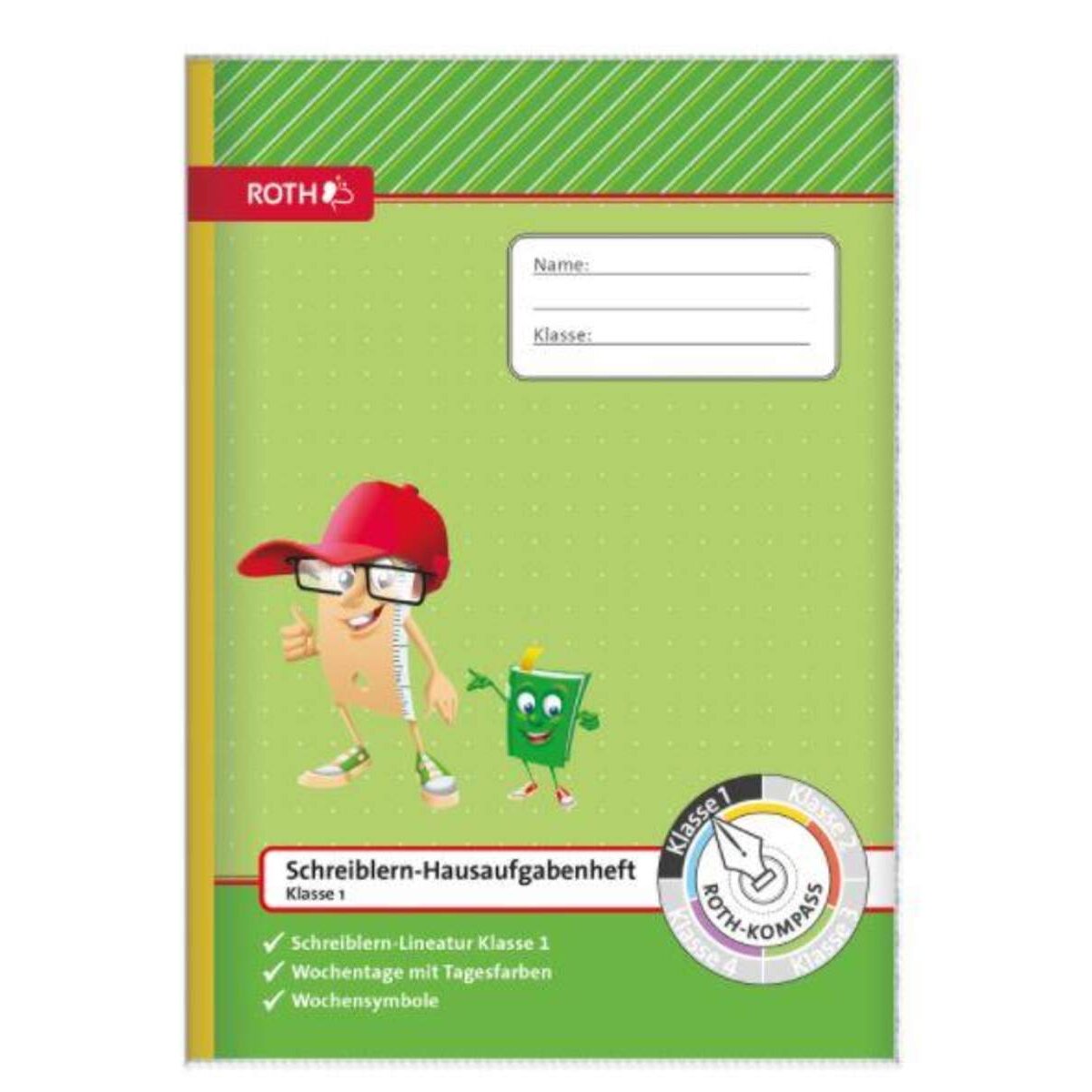 Roth Kompass Schreiblern-Hausaufgabenheft 1. Klasse A4