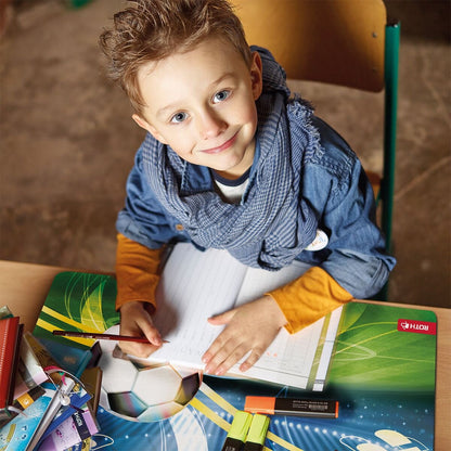 Roth Schreibtischunterlage Fußball mit Anti-Rutsch-Beschichtung