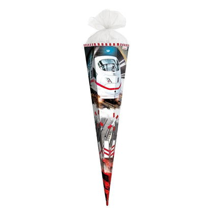 Roth Schultüte Schnellzug mit Tüllverschluss, 85 cm, eckig