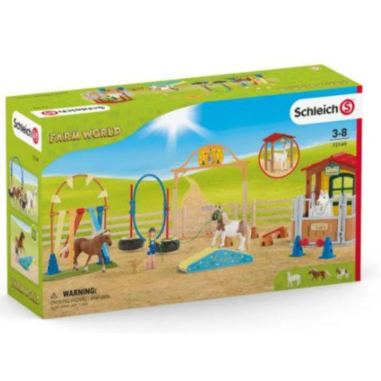 Schleich® 72149 Farm World Agility Trainig bei der Pferdebox
