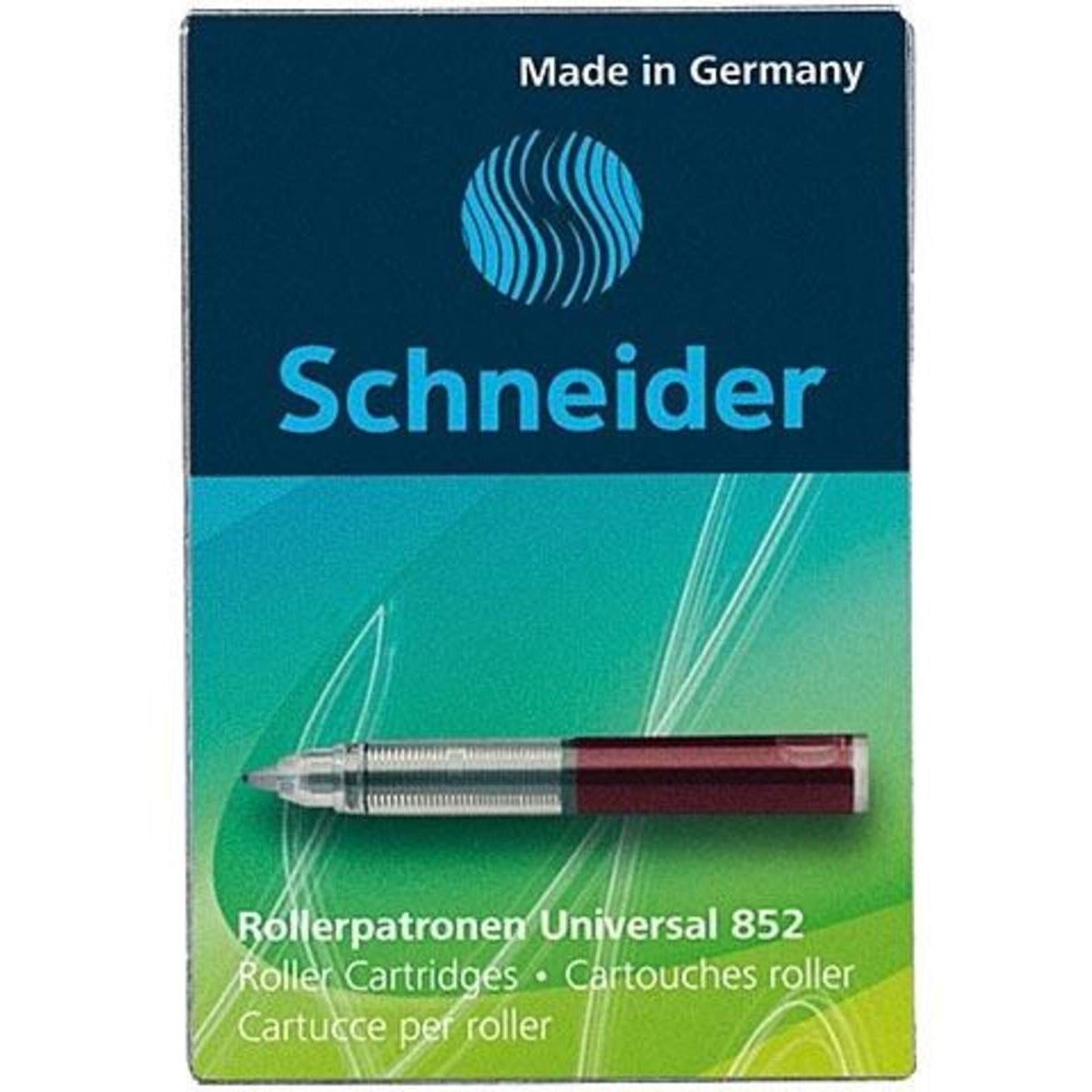 Schneider Rollerpatrone Universal 852 M, rot, 5er Schachtel