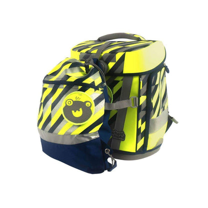 School-Mood Hero Air Yannick Neon Gelb Schulranzen Set 7-teilig