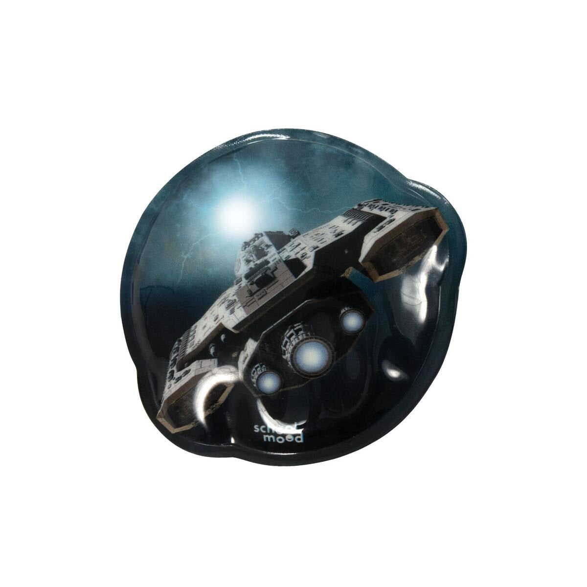 School-Mood LED Patchie Raumschiff