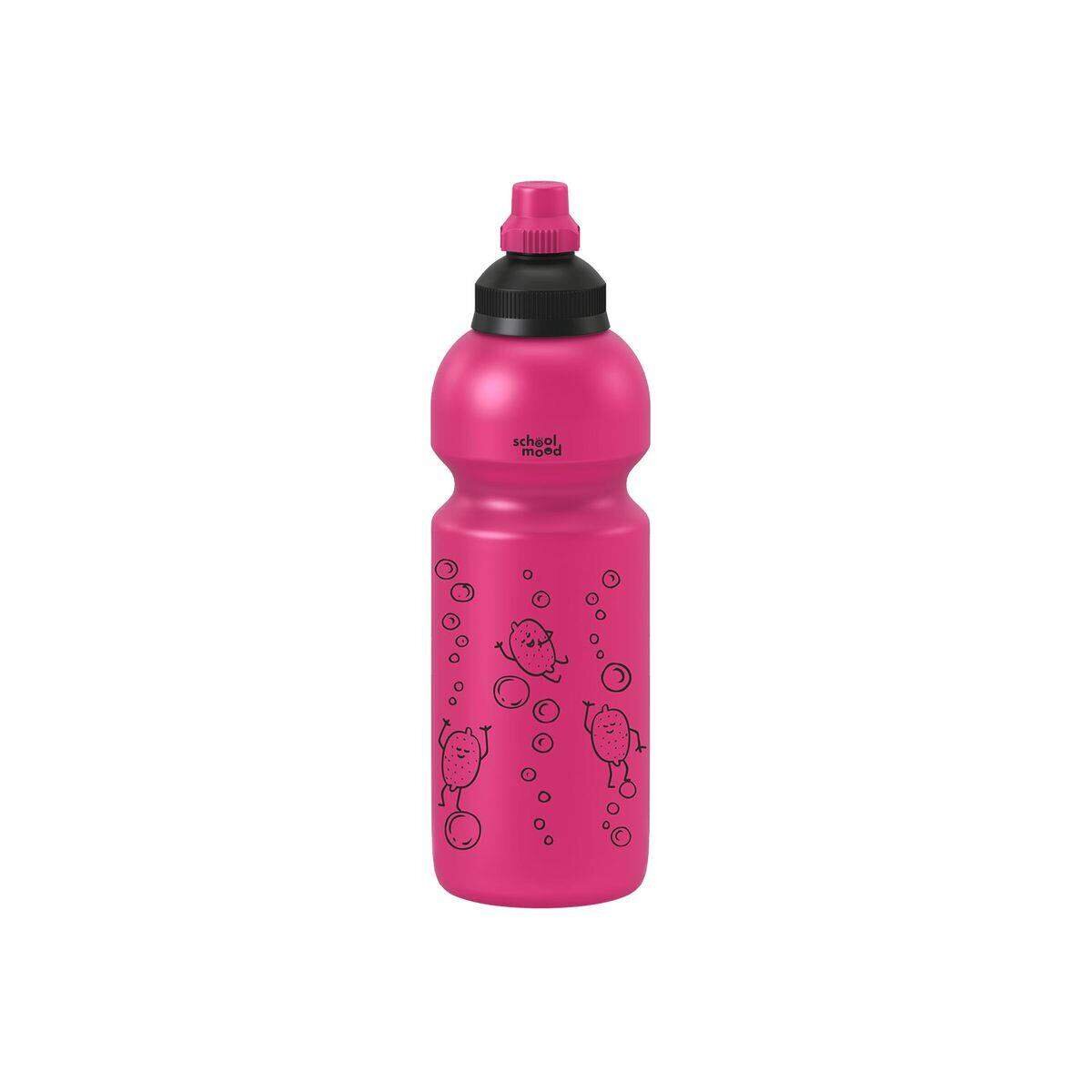 School-Mood Trinkflasche pink, 600ml