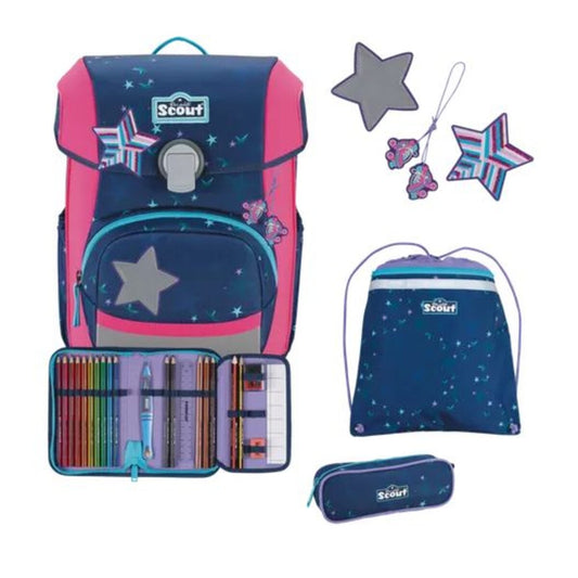 Scout Schulranzen-Set Neo DIN Pretty Star