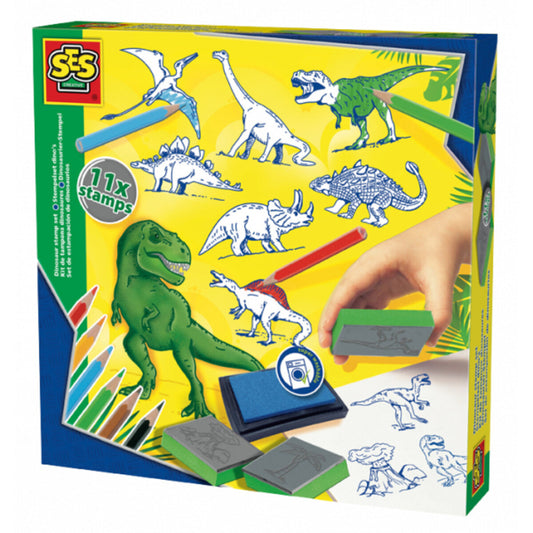 SES Creative Dinosaurier-Stempelset