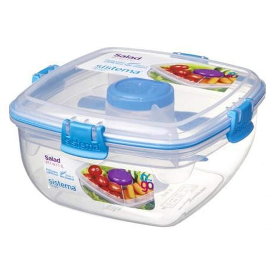 Sistema Salatbox To Go 1,1l, 1 Stück, 4-fach sortiert