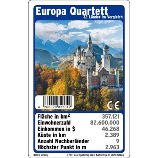 Europa-Quartett (10er Stange)