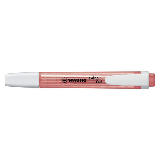 Textmarker - STABILO swing cool - Einzelstift - rot