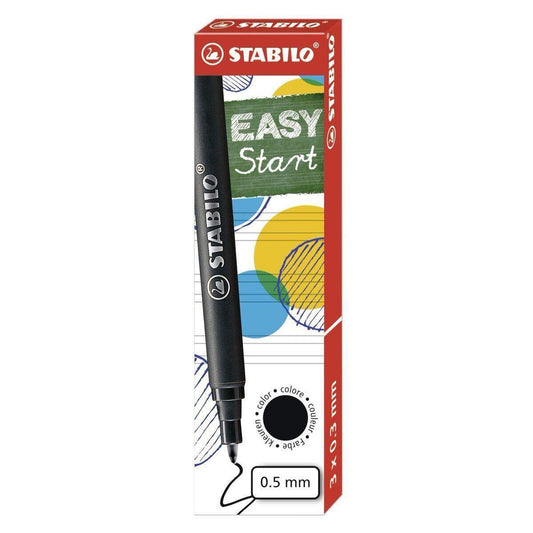 Tintenpatronen zum Nachfüllen - STABILO EASYoriginal Refill - medium - Schreibfarbe schwarz - 3er Pack