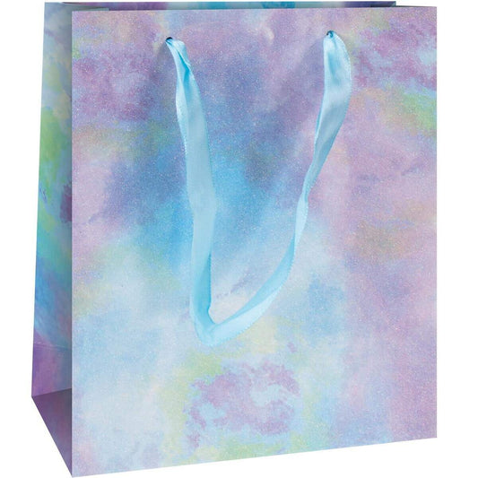 Trötsch Geschenktasche Rainbow Glitter medium, 1 Stück, 4-fach sortiert