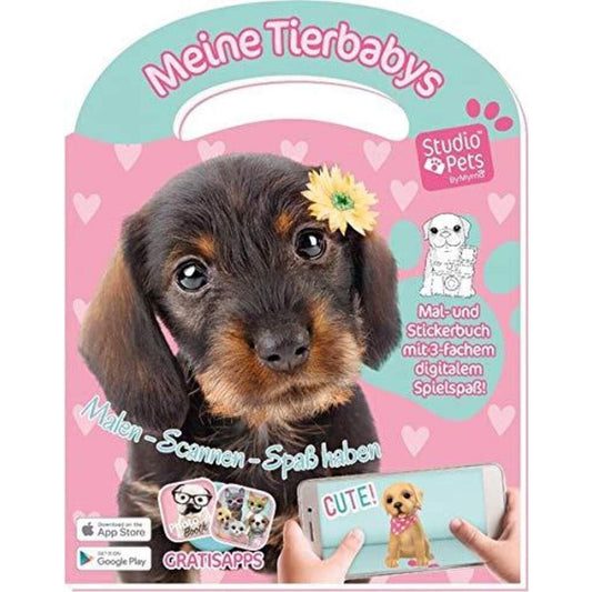 Trötsch Mal und Stickerbuch Meine Tierbabys