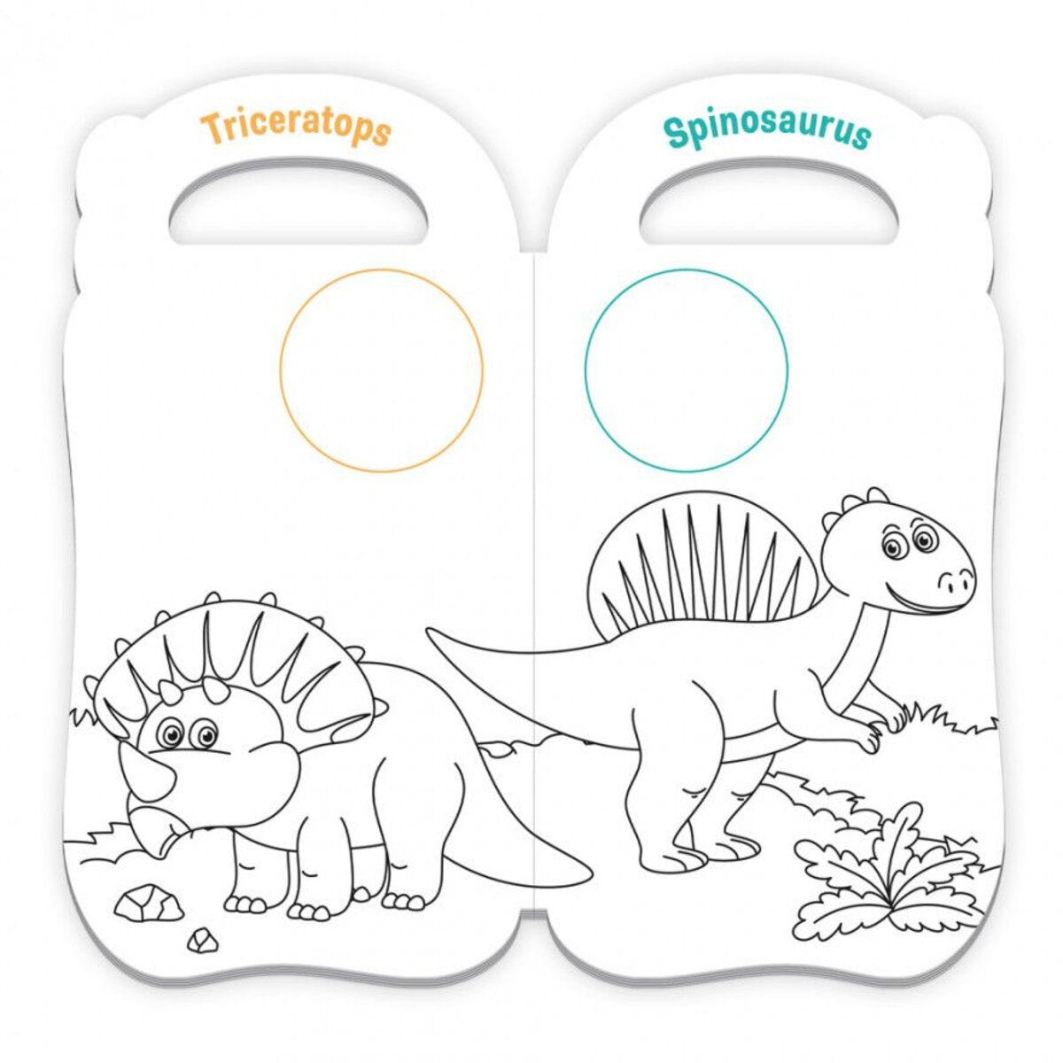 Trötsch Malbuch Rubbelsticker "Dino"