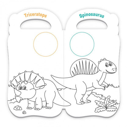 Trötsch Malbuch Rubbelsticker "Dino"