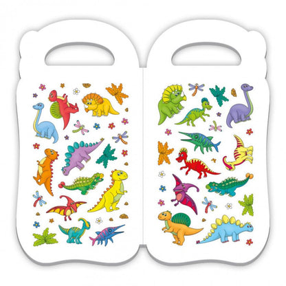 Trötsch Malbuch Rubbelsticker "Dino"