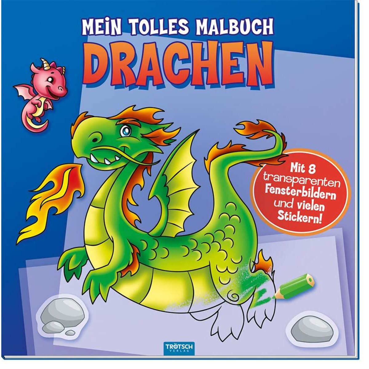 Trötsch Mein tolles Malbuch Drachen