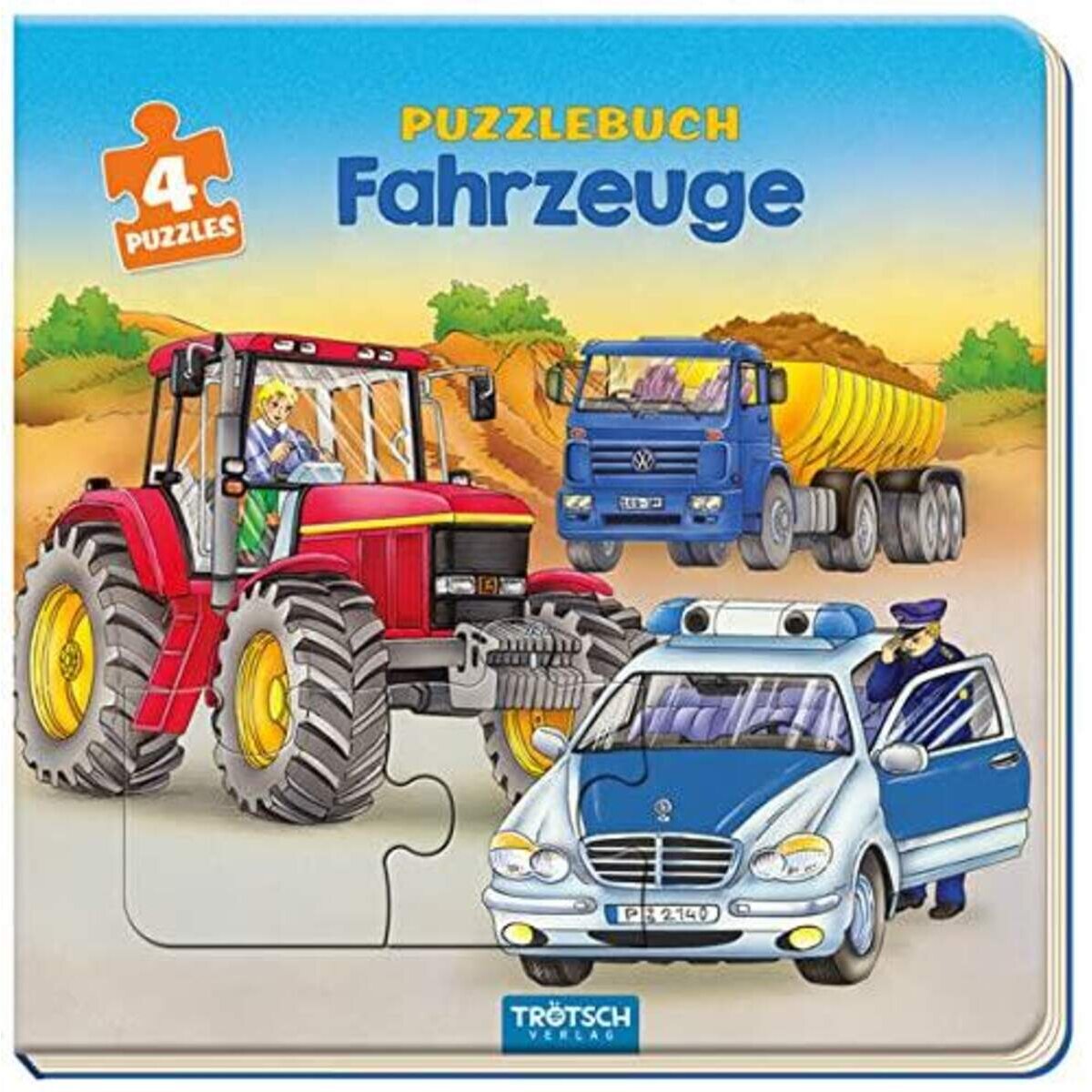 Trötsch Puzzlebuch Fahrzeuge