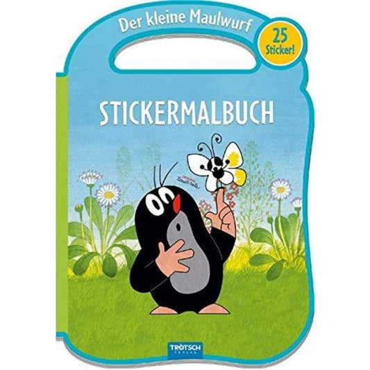 Trötsch Stickermalbuch Der kleine Maulwurf, 25 Sticker