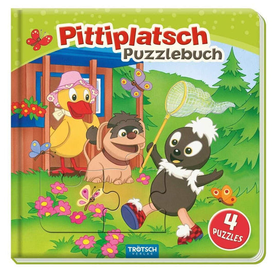 Trötsch Unser Sandmännchen Puzzlebuch mit 4 Puzzle Pittiplatsch