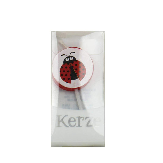 Trötsch Kerze in Marienkäferform