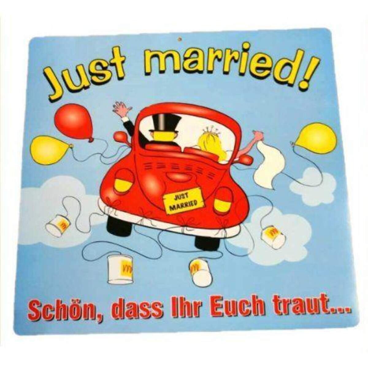 Udo Schmidt Riesenschild Hochzeit, 50 cm