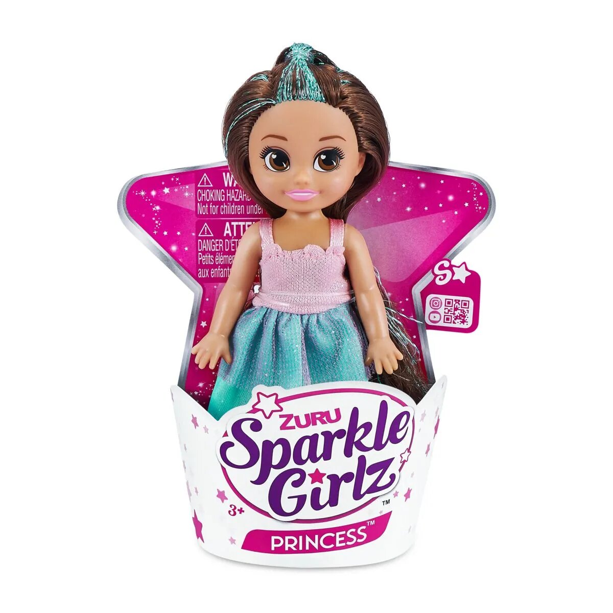 Zuru Sparkle Girlz Serie 2  Princess Cupcake 12cm, 1 Stück, 3-fach sotiert